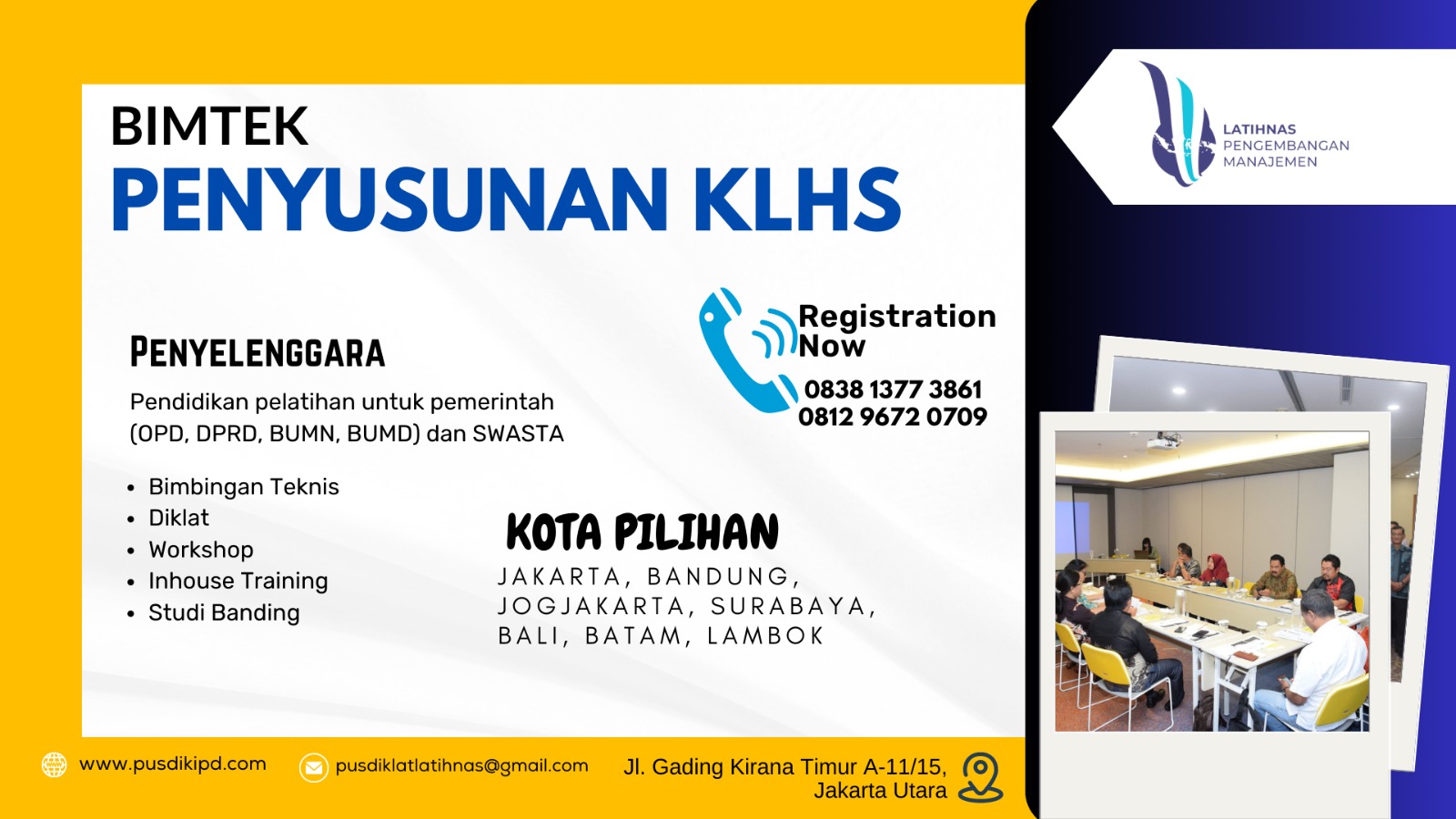 Info Bimtek KLHS -Kajian Lingkungan Hidup Strategis Pemerintah Daerah 2023/2024