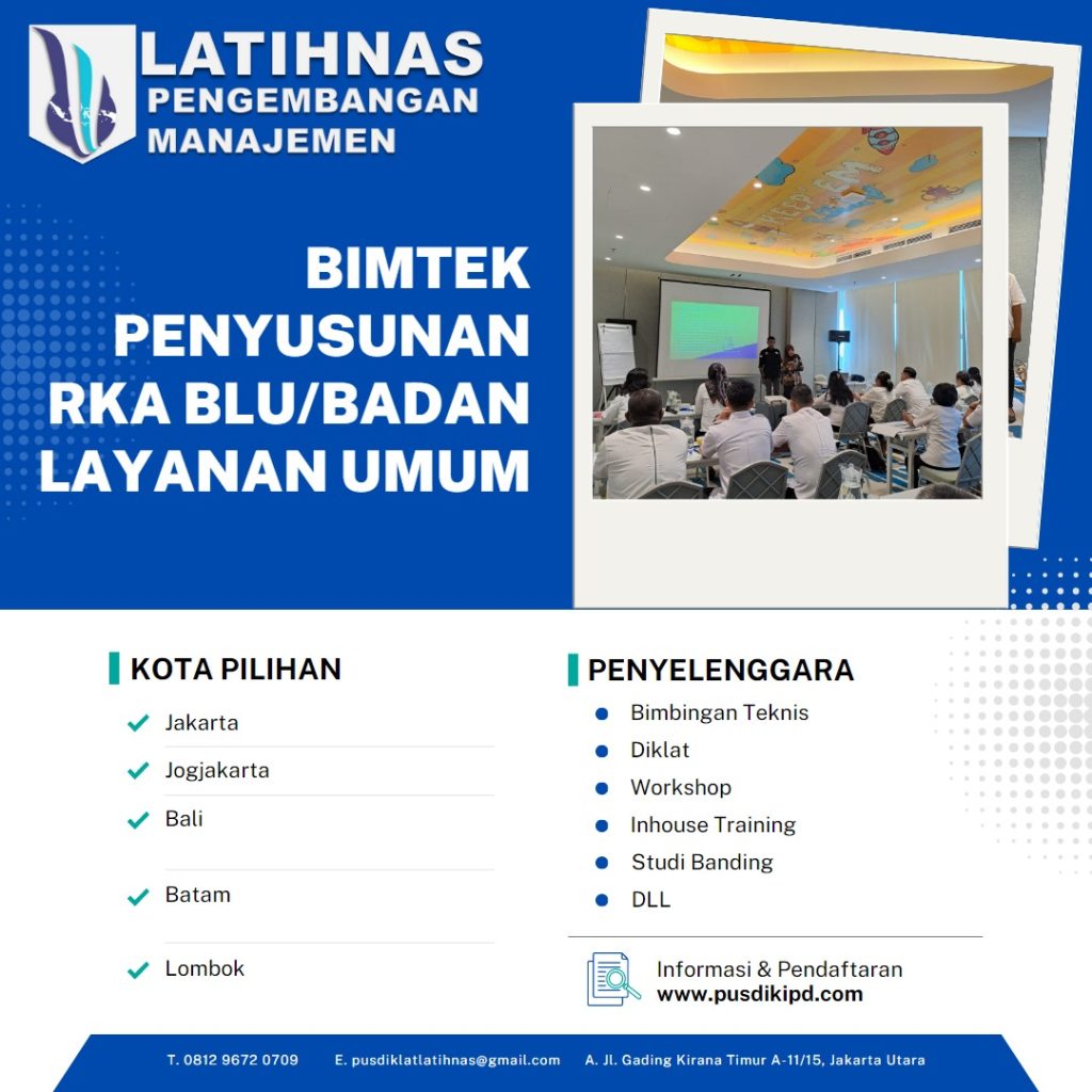Bimtek Penyusunan RKA BLU Dan RBA BLU 2023/2024
