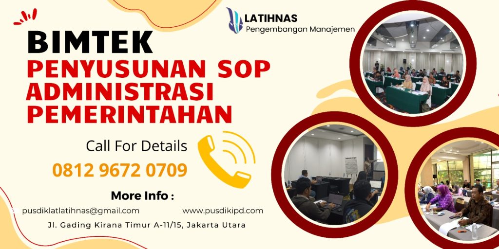 BIMTEK PENYUSUNAN SOP ADMINISTRASI PEMERINTAHAN ( SOP-AP) 2023/2024
