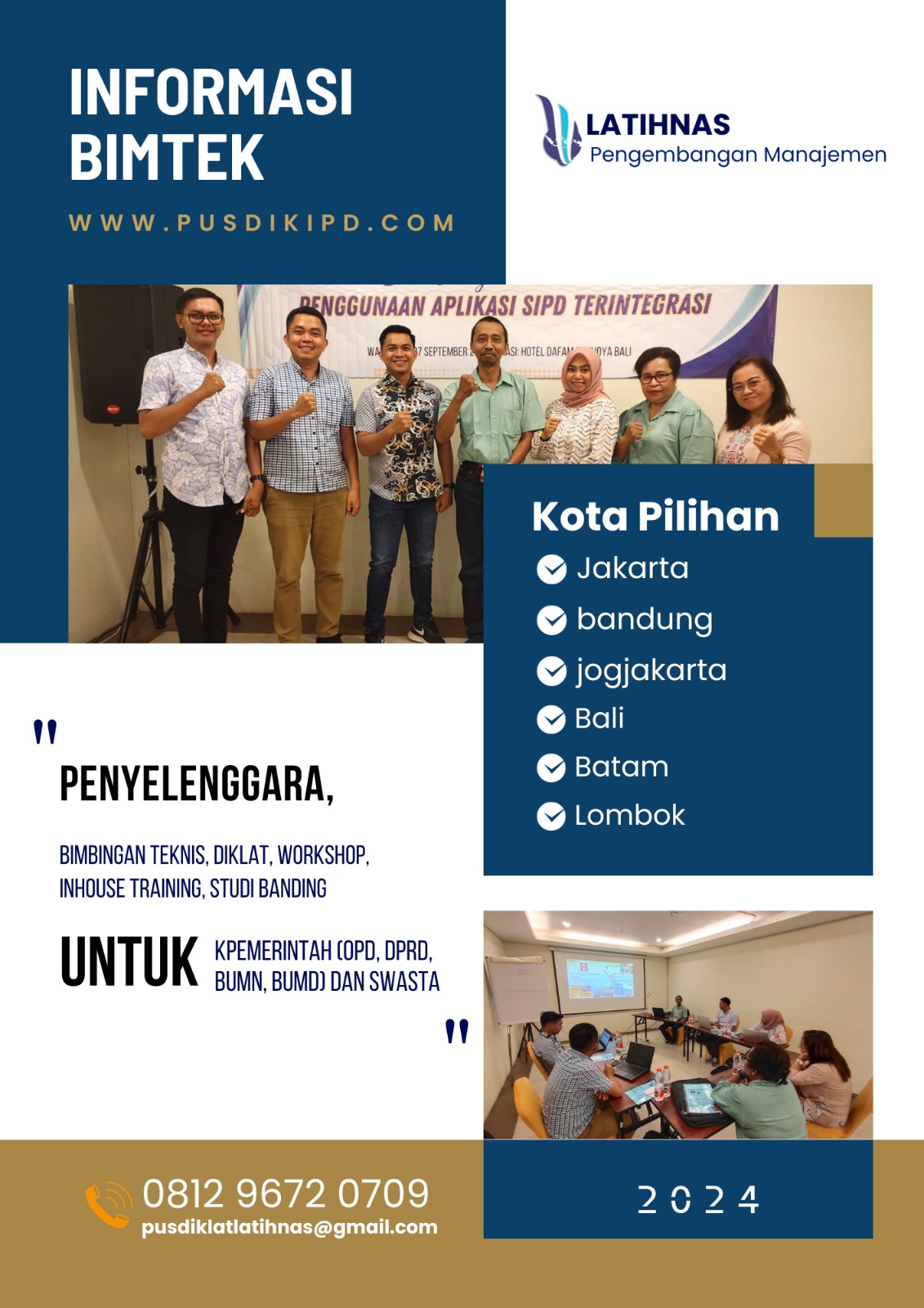 Info Bimtek Pelatihan Manajemen Risiko Berdasarkan ISO 31000 Bagi Organisasi Pemerintah